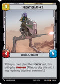 Frontier AT-RT Common Spark of Rebellion 249/252 NM (Back)