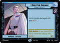 Director Krennic - Aspiring to Authority Common Spark of Rebellion 001/252 NM