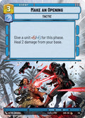 Make An Opening (Hyperspace) Common Spark of Rebellion 341 NM (Back)