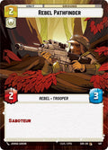 Rebel Pathfinder (Hyperspace) Common Spark of Rebellion 497 NM (Back)