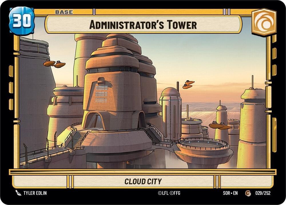 Administrator's Tower // Shield Common Spark of Rebellion 29 // T02 NM