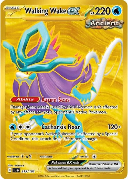 Walking Wake ex - Hyper Rare SV05: Temporal Forces 215/162 NM (Back)