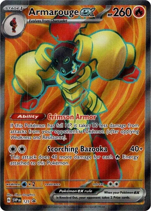 Armarouge ex Promo SV: Scarlet & Violet Promo Cards 125 NM (Back)