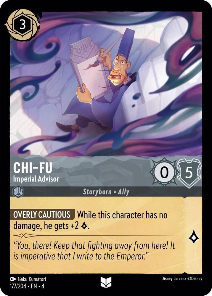 Chi-Fu - Imperial Advisor Uncommon Ursula's Return 177/204 NM (Back)