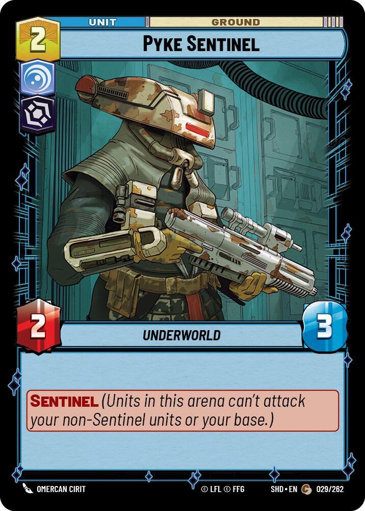 Pyke Sentinel Common Shadows of the Galaxy 029/262 NM (Back)