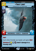 First Light - Headquarters of the Crimson Dawn Rare Shadows of the Galaxy 036/262 NM (Back)
