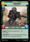 Crosshair - Following Orders Uncommon Shadows of the Galaxy 087/262 NM (Back)