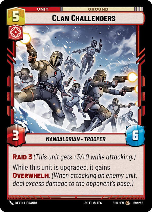 Clan Challengers Common Shadows of the Galaxy 169/262 NM (Back)