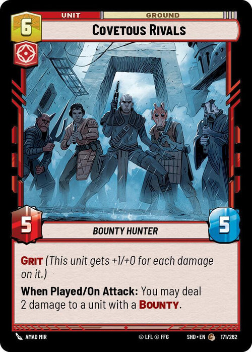 Covetous Rivals Common Shadows of the Galaxy 171/262 NM (Back)