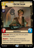 Doctor Evazan - Wanted on Twelve Systems Rare Shadows of the Galaxy 185/262 NM (Back)