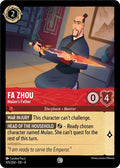 Fa Zhou - Mulan's Father Common Ursula's Return 105/204 NM (Back)