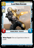 Clan Wren Rescuer Common Shadows of the Galaxy 040/262 NM (Back)