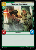 Warzone Lieutenant Common Shadows of the Galaxy 110/262 NM (Back)