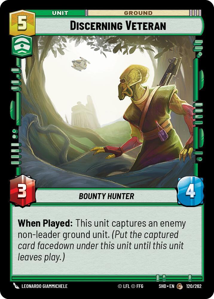 Discerning Veteran Common Shadows of the Galaxy 120/262 NM (Back)