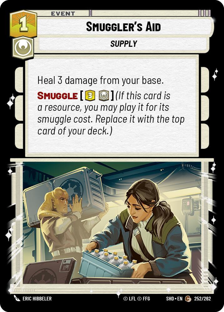 Smuggler's Aid Common Shadows of the Galaxy 252/262 NM (Back)