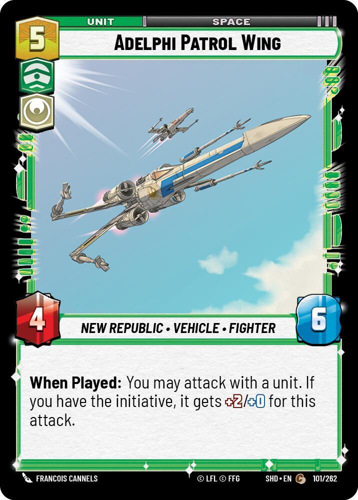 Adelphi Patrol Wing Common Shadows of the Galaxy 101/262 NM (Back)