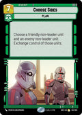 Choose Sides Rare Shadows of the Galaxy 132/262 NM (Back)