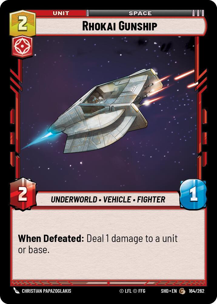 Rhokai Gunship Common Shadows of the Galaxy 164/262 NM (Back)