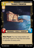 Slaver's Freighter Common Shadows of the Galaxy 189/262 NM (Back)