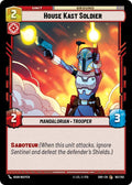 House Kast Soldier Common Shadows of the Galaxy 162/262 NM (Back)