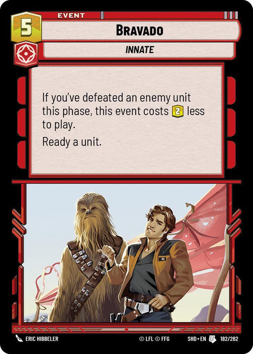 Bravado Uncommon Shadows of the Galaxy 182/262 NM (Back)