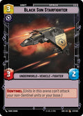 Black Sun Starfighter Common Shadows of the Galaxy 237/262 NM (Back)