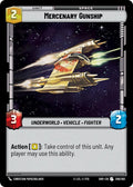 Mercenary Gunship Uncommon Shadows of the Galaxy 256/262 NM (Back)