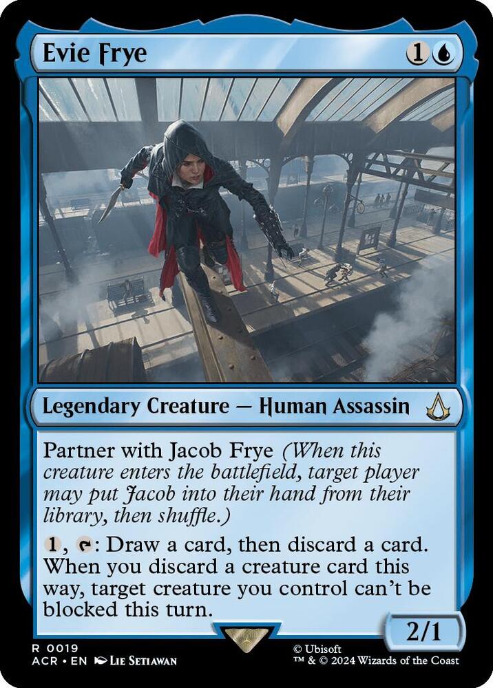Evie Frye R Universes Beyond: Assassin's Creed 19 NM (Back)