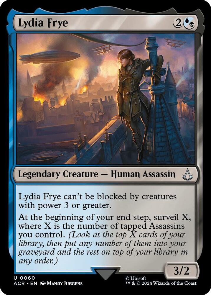 Lydia Frye U Universes Beyond: Assassin's Creed 60 NM (Back)