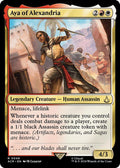 Aya of Alexandria R Universes Beyond: Assassin's Creed 48 NM (Back)