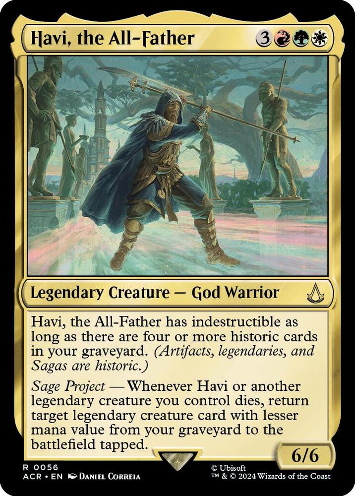 Havi, the All-Father R Universes Beyond: Assassin's Creed 56 NM (Back)