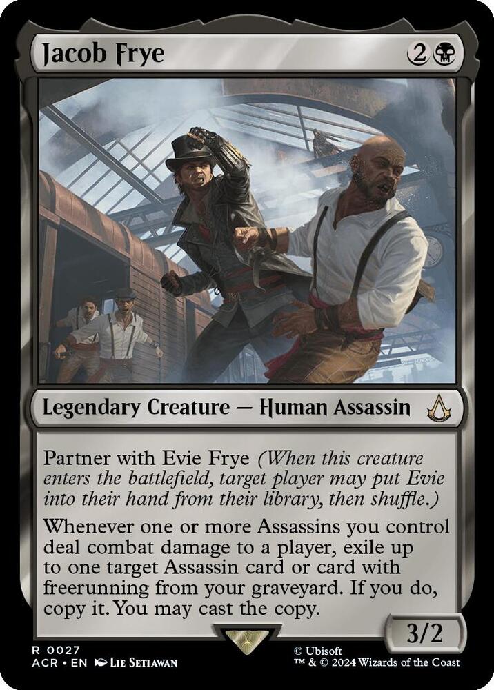 Jacob Frye R Universes Beyond: Assassin's Creed 27 NM (Back)