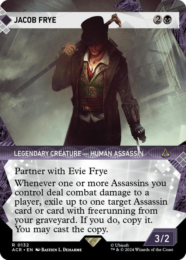 Jacob Frye (Showcase) R Universes Beyond: Assassin's Creed 132 NM (Back)
