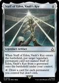 Staff of Eden, Vault's Key M Universes Beyond: Assassin's Creed 76 NM (Back)