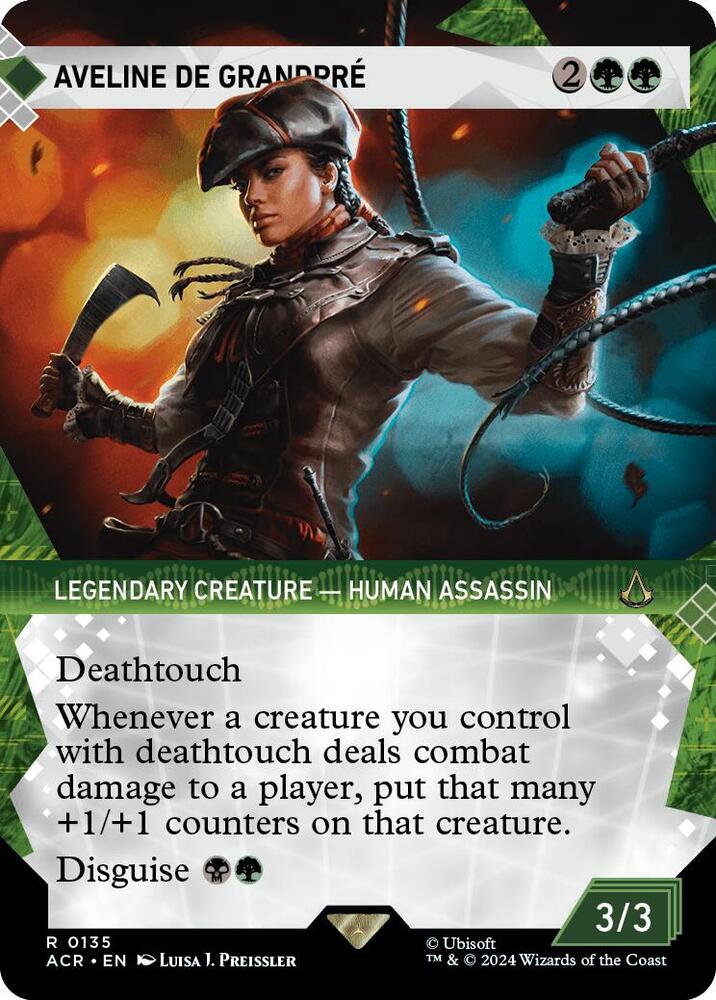 Aveline de Grandpre (Showcase) R Universes Beyond: Assassin's Creed 135 NM (Back)