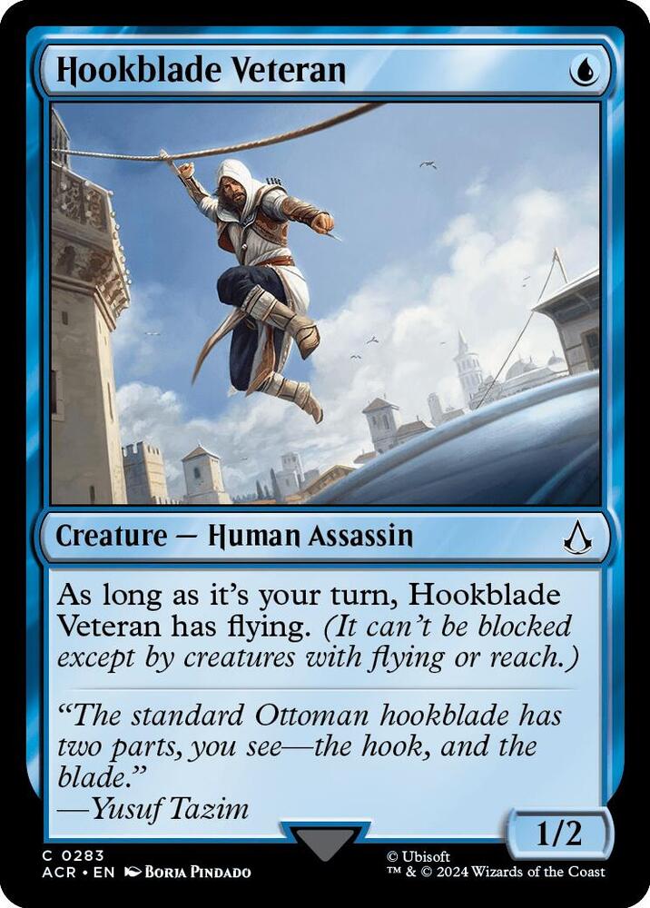 Hookblade Veteran C Universes Beyond: Assassin's Creed 283 NM (Back)