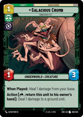Salacious Crumb - Obnoxious Pet Uncommon Shadows of the Galaxy 080/262 NM (Back)