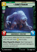 Jabba's Rancor - Pateesa Uncommon Shadows of the Galaxy 091/262 NM (Back)
