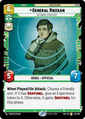 General Rieekan - Defensive Strategist Rare Shadows of the Galaxy 103/262 NM (Back)