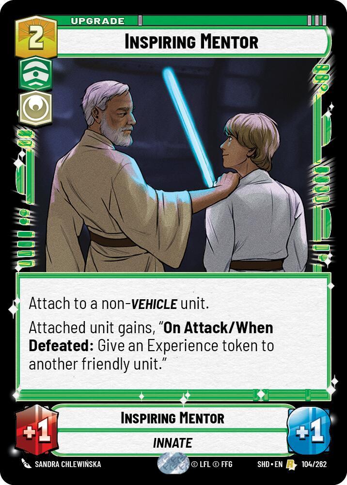 Inspiring Mentor Rare Shadows of the Galaxy 104/262 NM (Back)