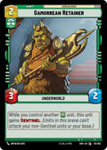 Gamorrean Retainer Common Shadows of the Galaxy 112/262 NM (Back)
