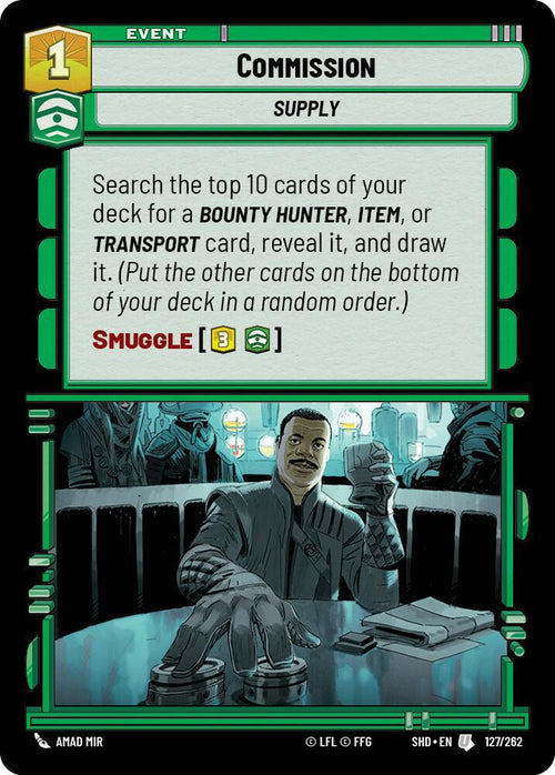 Commission Uncommon Shadows of the Galaxy 127/262 NM (Back)
