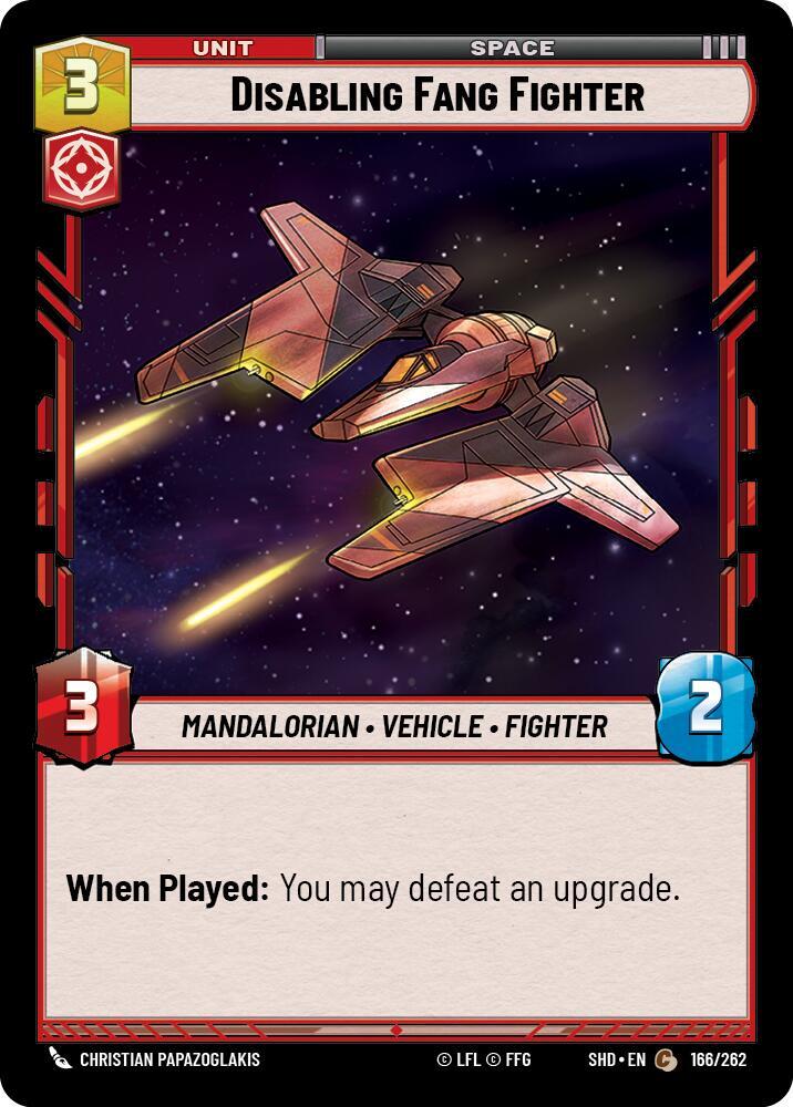 Disabling Fang Fighter Common Shadows of the Galaxy 166/262 NM