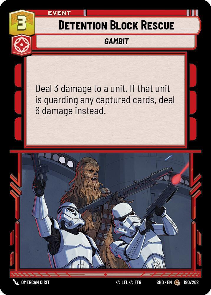 Detention Block Rescue Common Shadows of the Galaxy 180/262 NM (Back)
