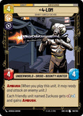 4-LOM - Bounty Hunter for Hire Uncommon Shadows of the Galaxy 188/262 NM (Back)