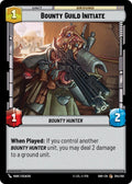 Bounty Guild Initiate Common Shadows of the Galaxy 254/262 NM (Back)