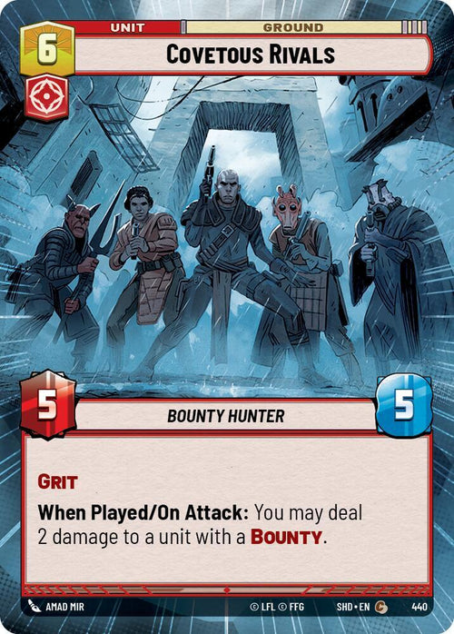 Covetous Rivals (Hyperspace) Common Shadows of the Galaxy 440 NM (Back)