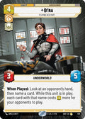 Qi'ra - Playing Her Part (Hyperspace) Rare Shadows of the Galaxy 470 NM (Back)