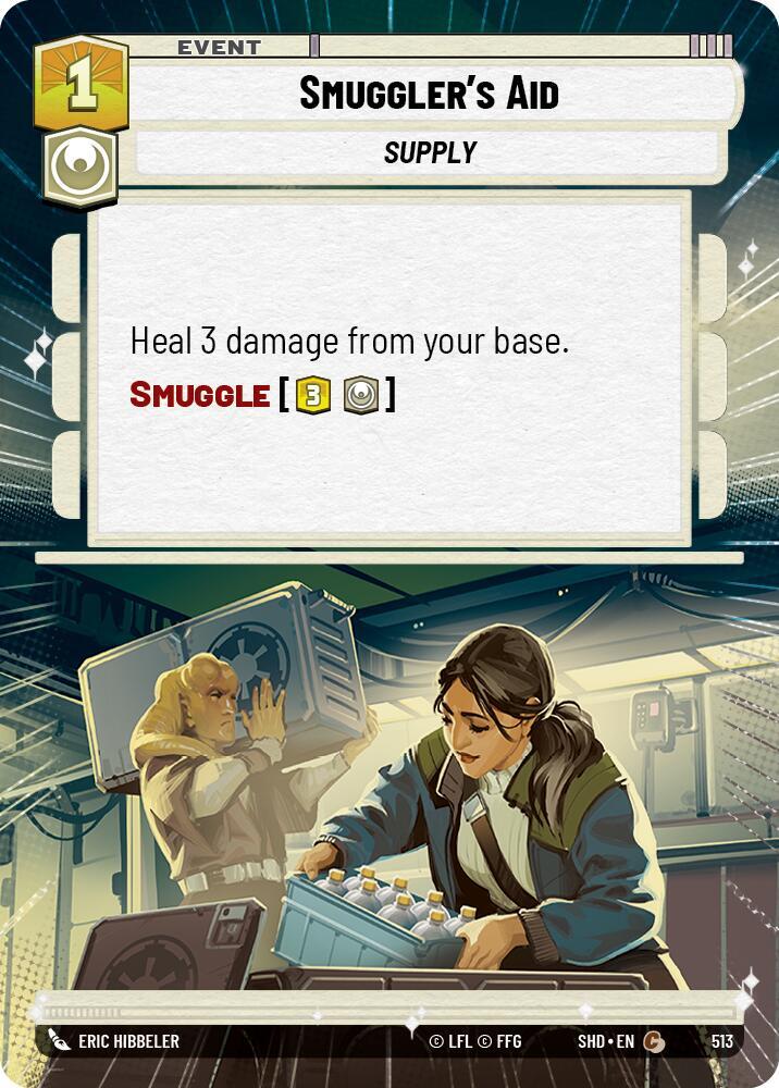 Smuggler's Aid (Hyperspace) Common Shadows of the Galaxy 513 NM (Back)
