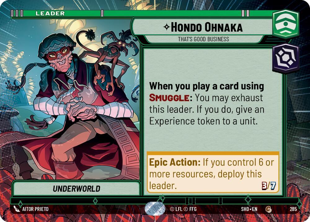 Hondo Ohnaka - That's Good Business (Hyperspace) Common Shadows of the Galaxy 285 NM